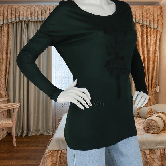 Native Outsiders Crossroads Long Sleeve Tee Top Blouse - Picture 2 of 8